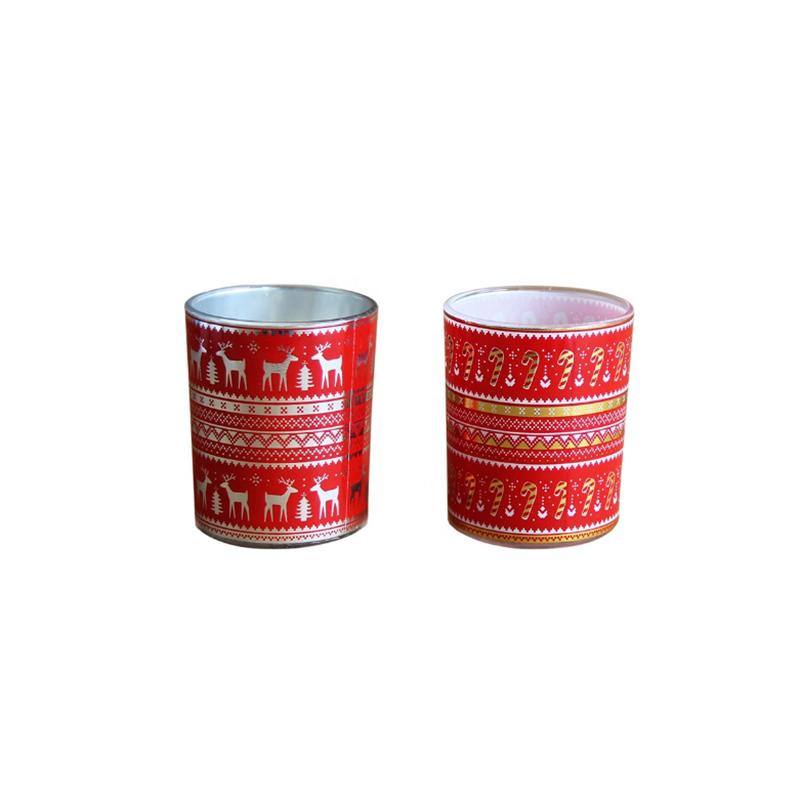 Free sample supply 7*8cm Christmas scented soy wax candles China supplier